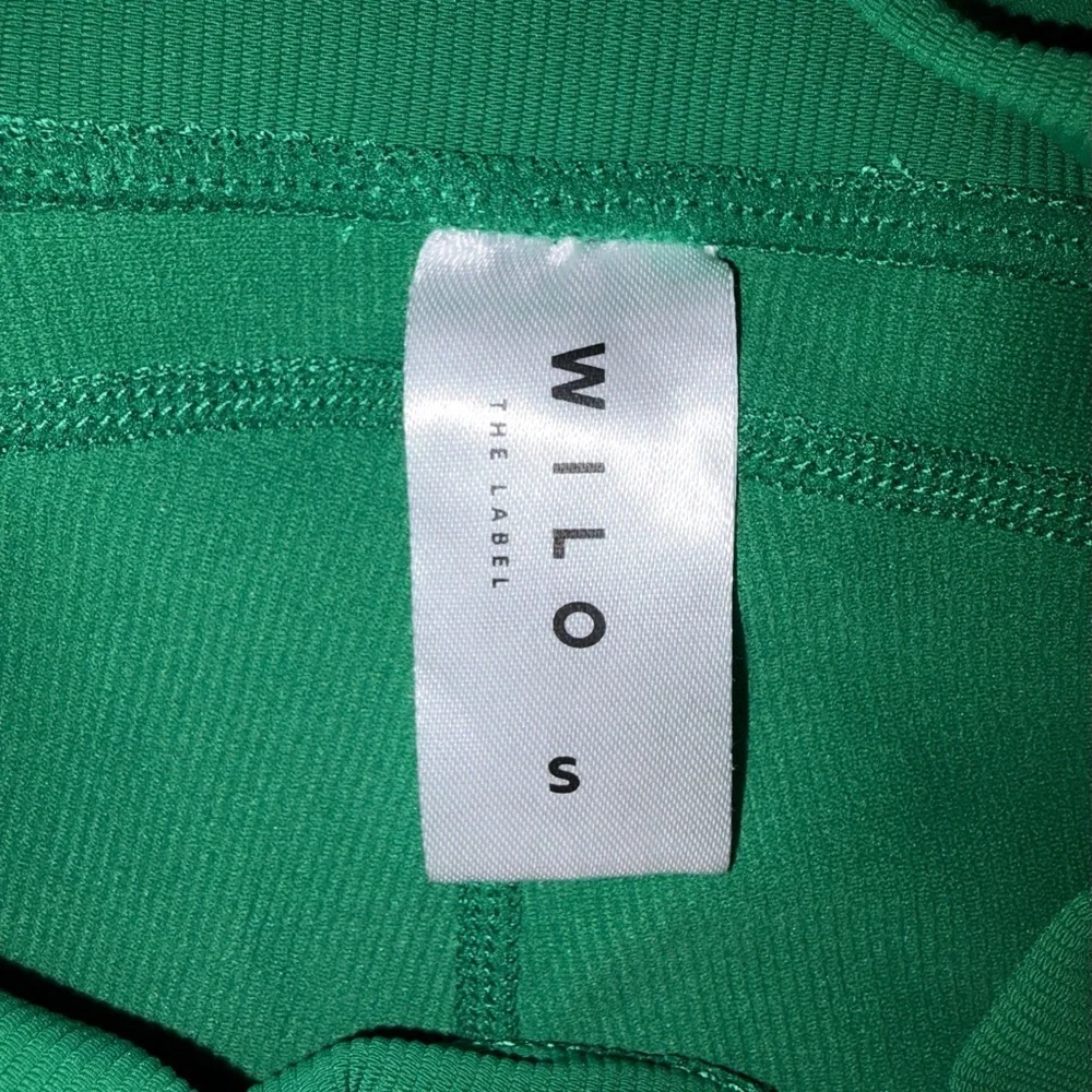 Wilo the Label Green Ribbed High Rise 7/8 Leggings - Picture 5 of 8